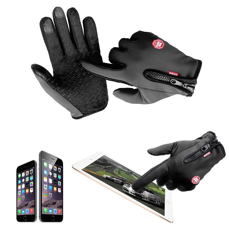 Hot Motorcycle font b Gloves b font Windstopper Full Finger font b Ski b font font