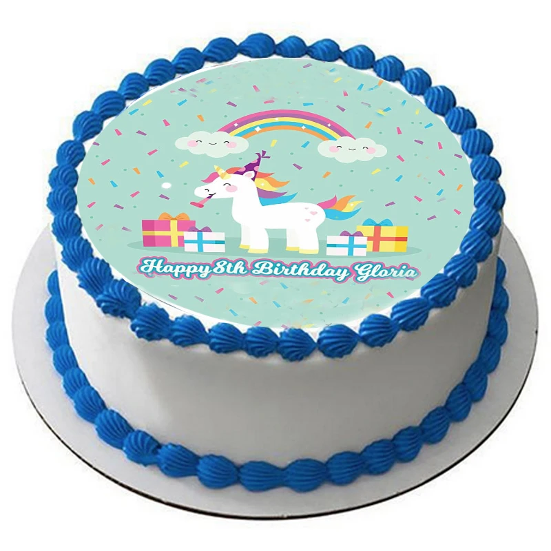 Unicorn Cupcake Topper - 35PCS Rainbow Unicorn Party Decorations