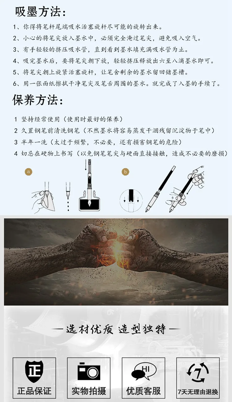 KS-B09 双笔头二用 钛合金钢笔-5