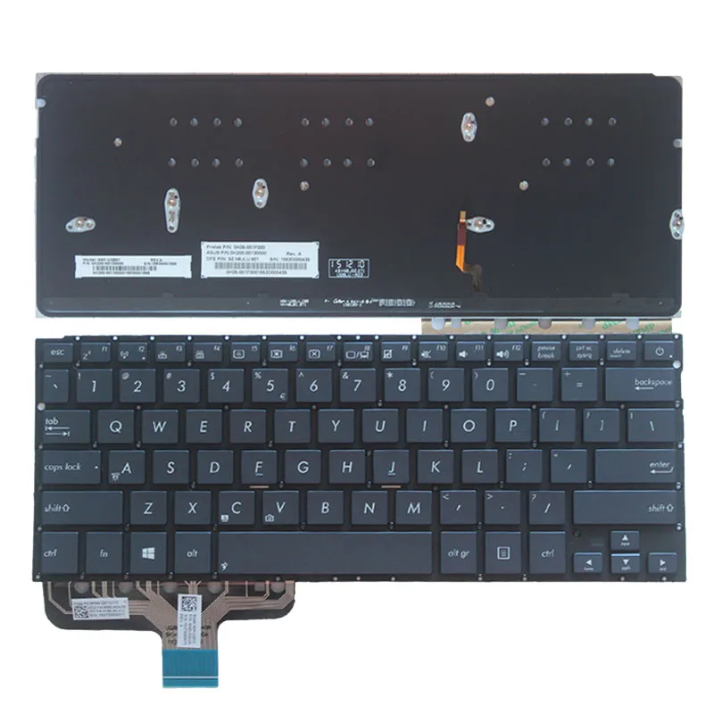 S-Union New Replacement US Silver Keyboard for ASUS UX31A IT Laptop