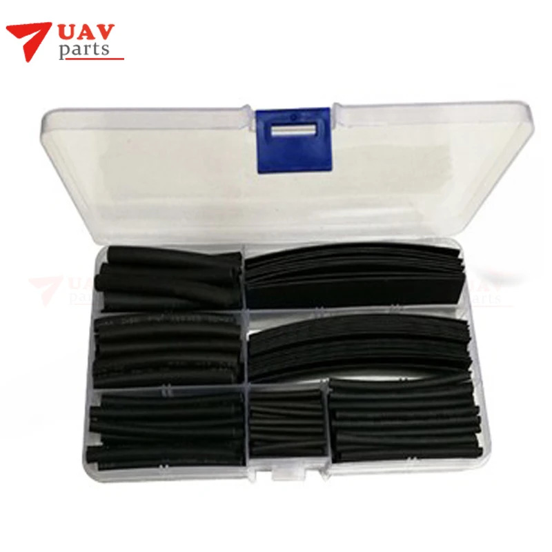 143pcs/box 7 size Heat Shrink Tube/ Insulation Shrinkable Wrap Sleeve Tube Kit for FPV accessory | Игрушки и хобби