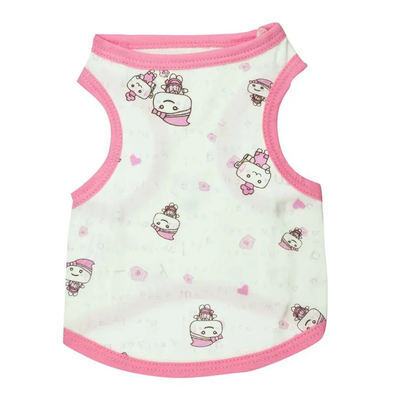 Moulti Colors Dog Vest Cheap Summer Dress Puppy Dog T shirt Coat Teacup