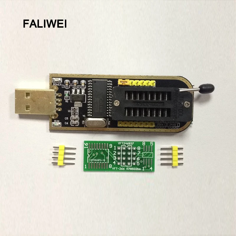 1 шт./лот CH341A серия 24 EEPROM Writer 25 SPI BIOS для маршрутизации LCD Flash USB программатор |
