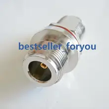 1X N женщиной, N женский гайка переборка РФ коаксиальный разъем адаптера