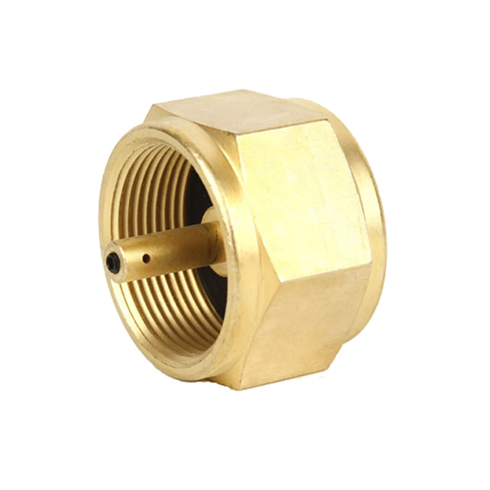 

Practical Propane Gas Tank Input Valve Flat Tank Output Outdoor Camping Stove Convert Cylinder Canister Adapter 2018 New