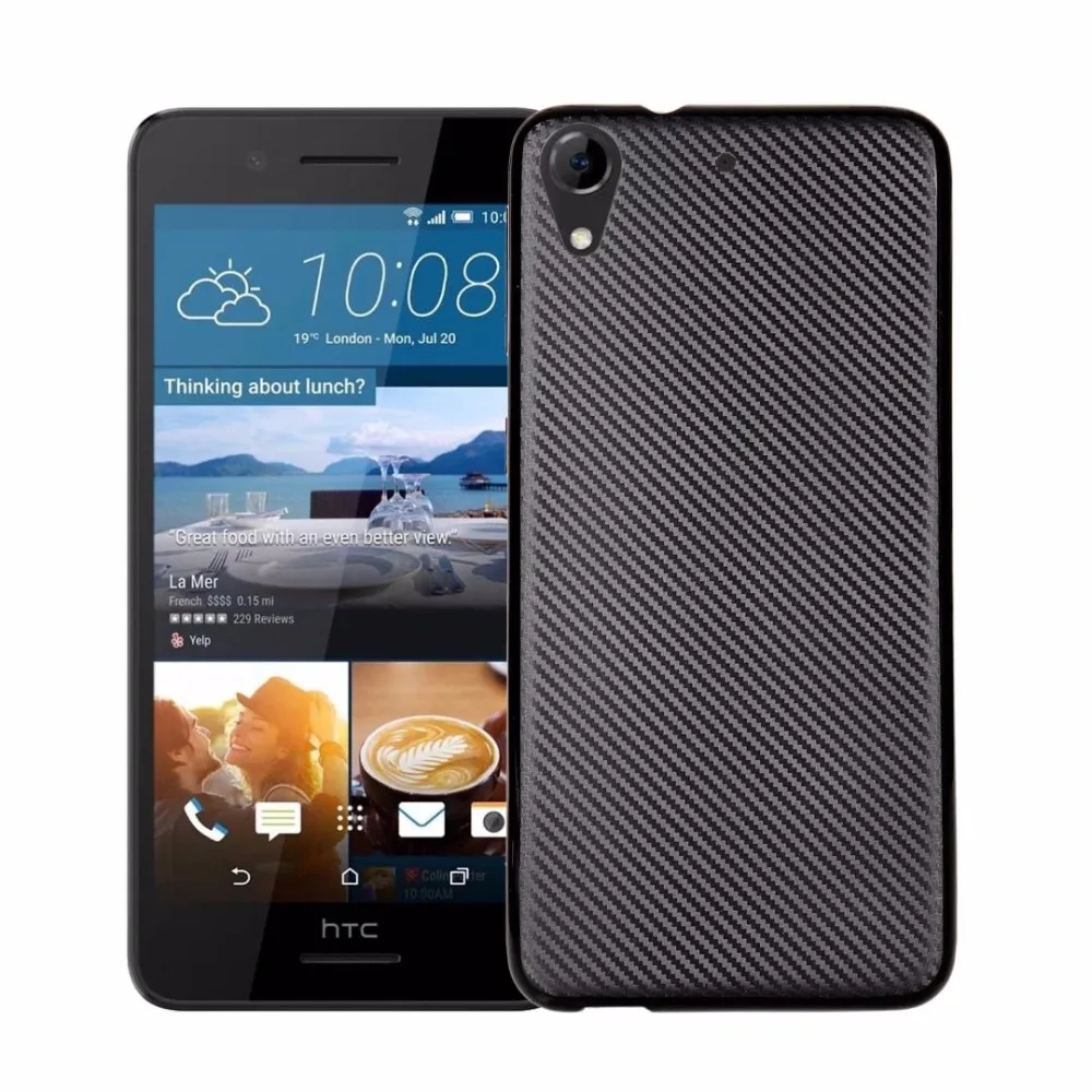 

For HTC Desire 628 5.0inch Case Carbon Fiber Light and thin Soft Cover For HTC Desire 628 dual sim Phone Bag Case