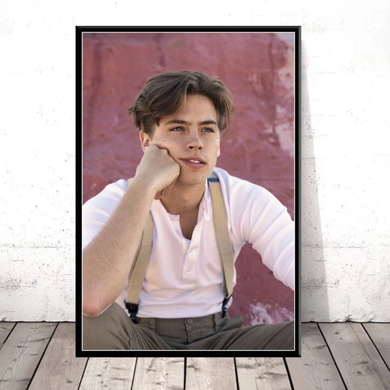 

P783 Cole Sprouse New Custom Movie Star Actor Art Painting Silk Canvas Poster Wall Home Decor