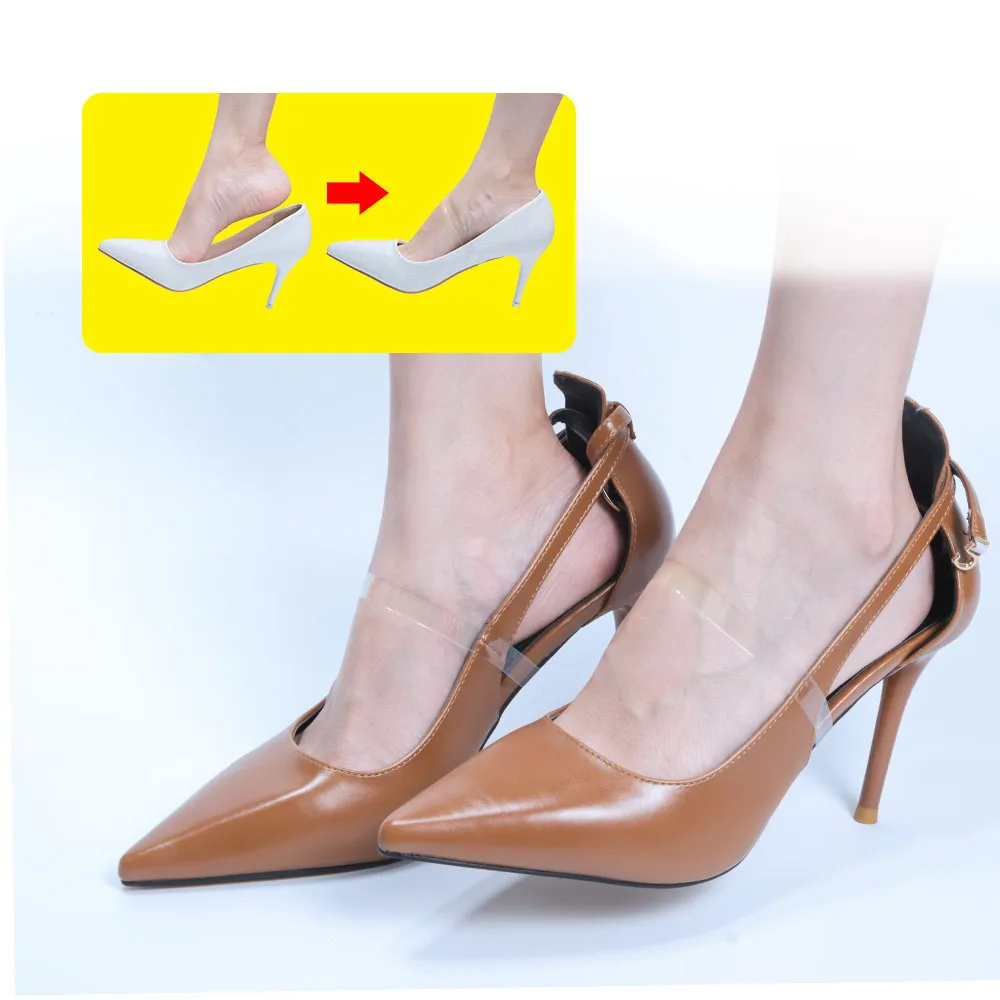 5 пар Горячие невидимые эластичные силиконовые прозрачные шнурки для обуви на высоком каблуке прозрачные шнурки D1304