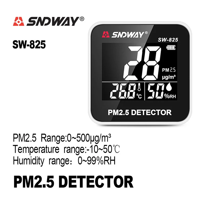 SNDWAY газовый анализатор детектор газа PM 2 5 качества воздуха измеритель