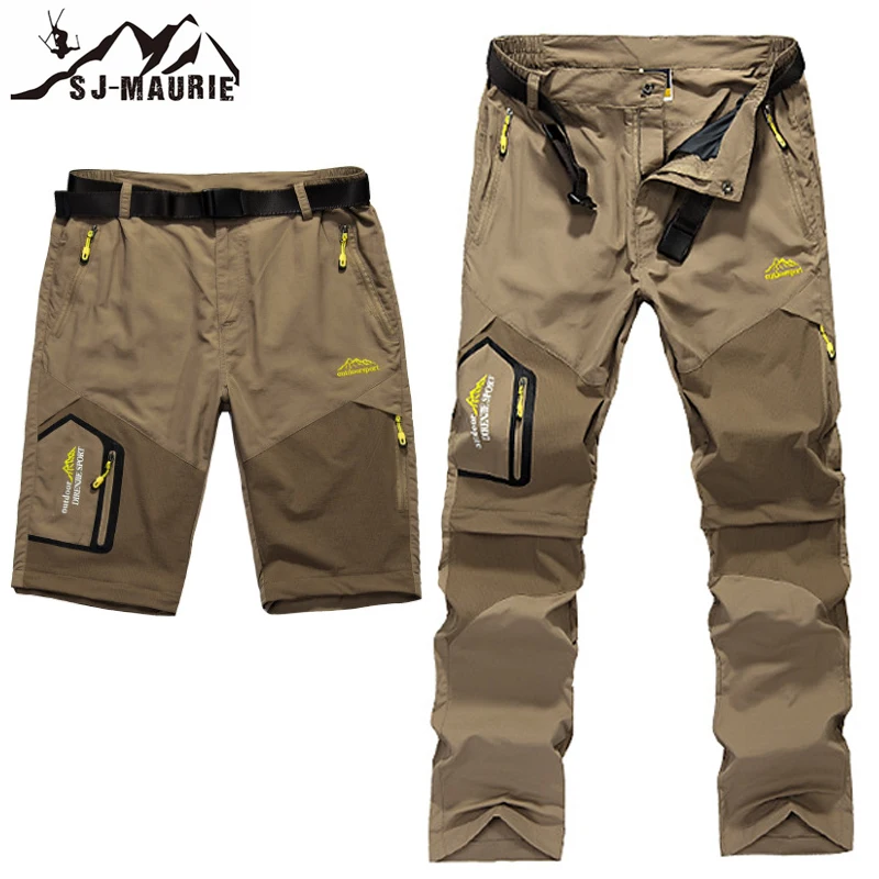 Desmontable impermeable Camping senderismo pantalones 2 en 1 Pantaloni Montagna al aire libre Deporte Pantalones de deporte senderismo escalada pantalones de pesca Desmontable impermeable Camping senderismo pantalones 2 en 1 Pantaloni Montagna al aire libre Deporte Pantalones de deporte senderismo escalada pantalones de pesca