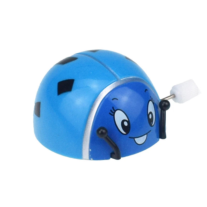 1 Piece Classic Toys Ladybug Wind-up Toy Somersault Ladybug Chain Clockwork Wind Up Educational Toys For Child Color Random