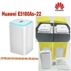 Открыл Huawei e5180 e5180as-22 4 г LTE Куба Wi-Fi точка домашней беспроводной маршрутизатор