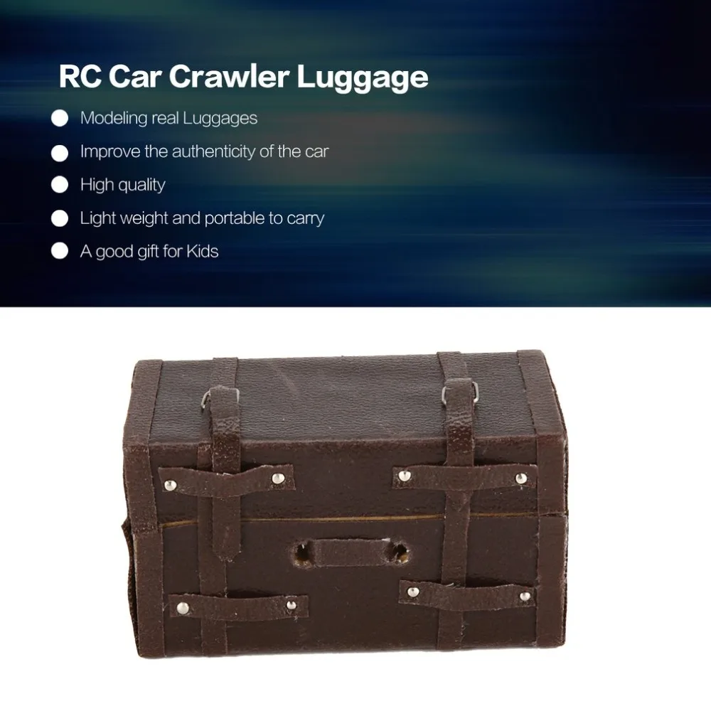 RC Decoration Luggage Suitcase Spare Parts Accessories Toy Model for RC Crawler Climbing Car Gift Kid Children Present