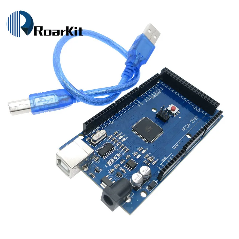 Комплект Reprap Ramps 1 4 с Mega 2560 r3 + Heatbed mk2b ЖК контроллер 2004 Драйвер A4988 торцевые