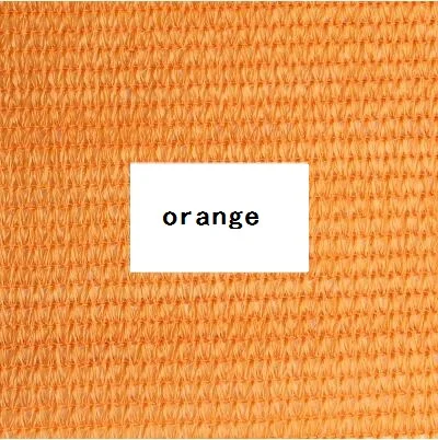 США наружное солнце затенение паруса 3,6*3,6*3,6 м треугольник водонепроницаемое из ПНД сетка тент навес беседка toldo тени чистая свободное небо - Цвет: orange
