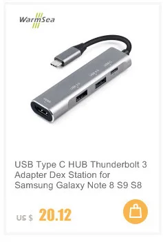 Концентратор USB Type C Dex док-станция для MacBook Pro samsung Galaxy Note 8 S8 S9 S8+ S9 rend переключатель huawei mate 10 P20