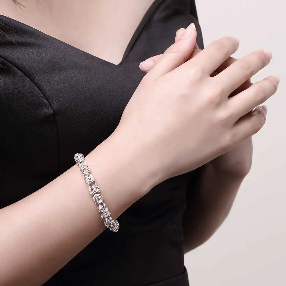 Браслет с серебряным покрытием H073|buckle bracelet|bracelet brandbrand bracelet |