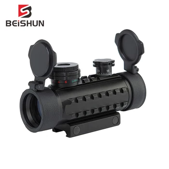 

Tactical Hunting Holographic 1 x 30mm Multi-track Airsoft Red Green Dot Sight Rifle Scope 20mm Rail Mount HD30B