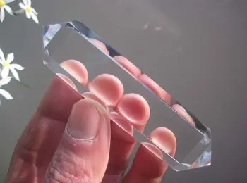 

Stunning NATURAL CLEAR QUARTZ CRYSTAL DT WAND POINT 54g
