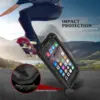 Waterproof IP68 Shockproof Heavy Duty Hybrid Tough Rugged Armor Metal Phone Case for iPhone 8 6 6s 7 Plus X 5 5s SE Cover Coque ► Photo 3/6