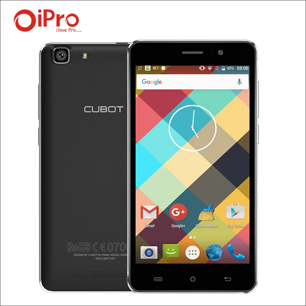 Original Cubot Rainbow 5 0 Inch HD Screen Smartphone 1GB RAM 16GB ROM Cell Phones Android
