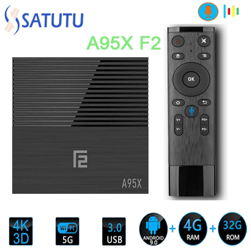 A95x F2 Smart TV Box Android 9.0 Mi ni Tv Box S905 x2 4G 64G 4k Quad-Core Set Top Box Media Player Support IPTV PK X96 MAX HK1MI A95x F2 Smart TV Box Android 9.0 Mi ni Tv Box S905 x2 4G 64G 4k Quad-Core Set Top Box Media Player Support IPTV PK X96 MAX HK1MI