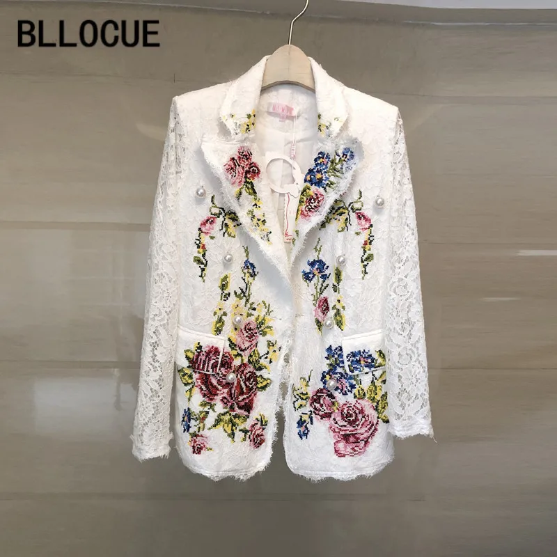 BLLOCUE High quality Luxury Designer Runway Jackets Coats 2018 Summer