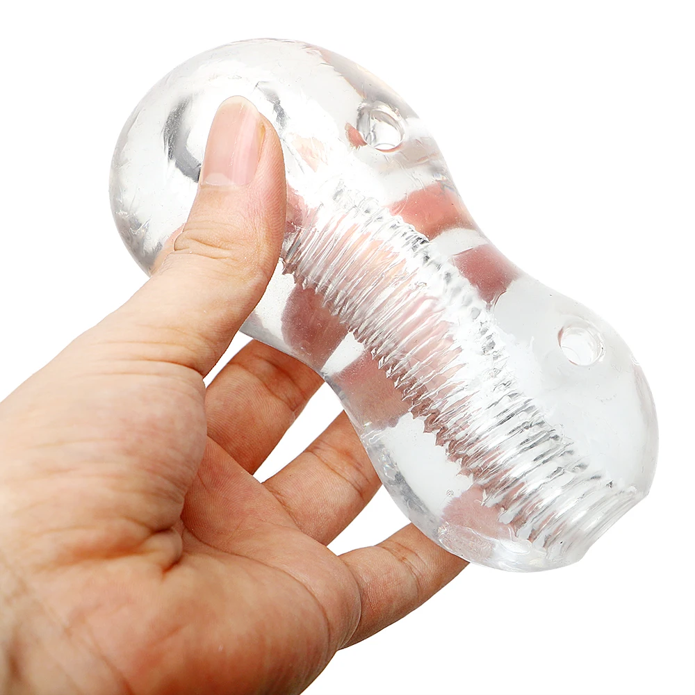 

2018 New Soft Jelly Pocket Cat Male Transparent Props TPE