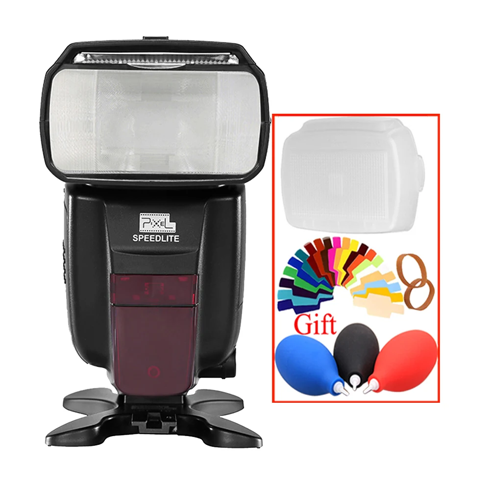 

Pixel X800C PRO GN60 E-TTL Master/Slave 2.4G Wireless Flash Speedlite for Canon 760D 750D 700D 650D 600D 550D 100D 70D 60D 50D