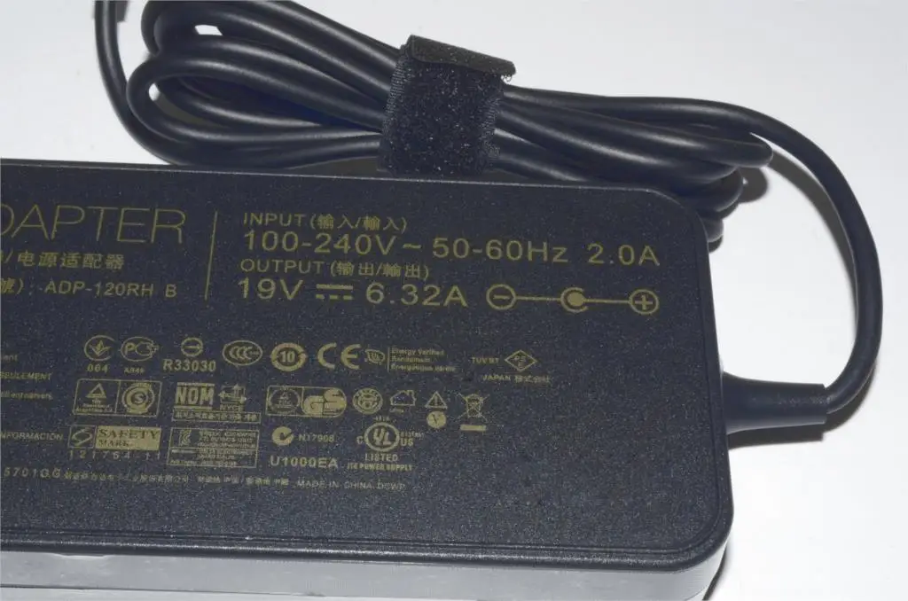 JIGU Замена для ASUS 19V 6.32A 5 5*2 мм ADP 120RH PA 1121 28 G50 G73 G71 K55 K53 K73 N53 N550 GL751 UX501 X550|Адаптеры