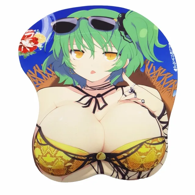 Anime boob mouse pad