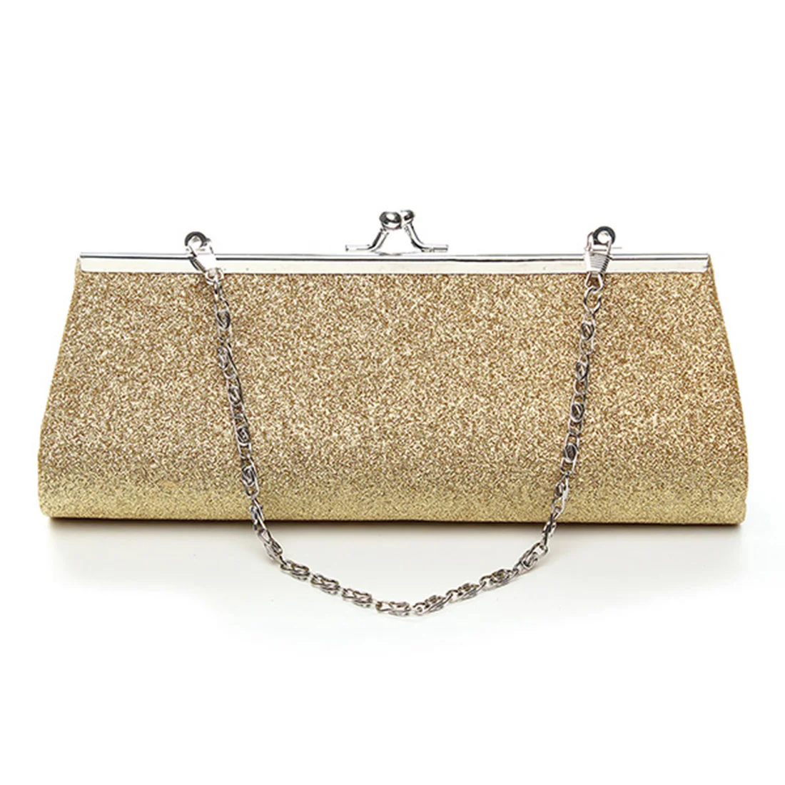 NEW WOMEN’S SHOULDER CHAIN BRIDAL PROM EVENING CLUTCH BAG PURSE