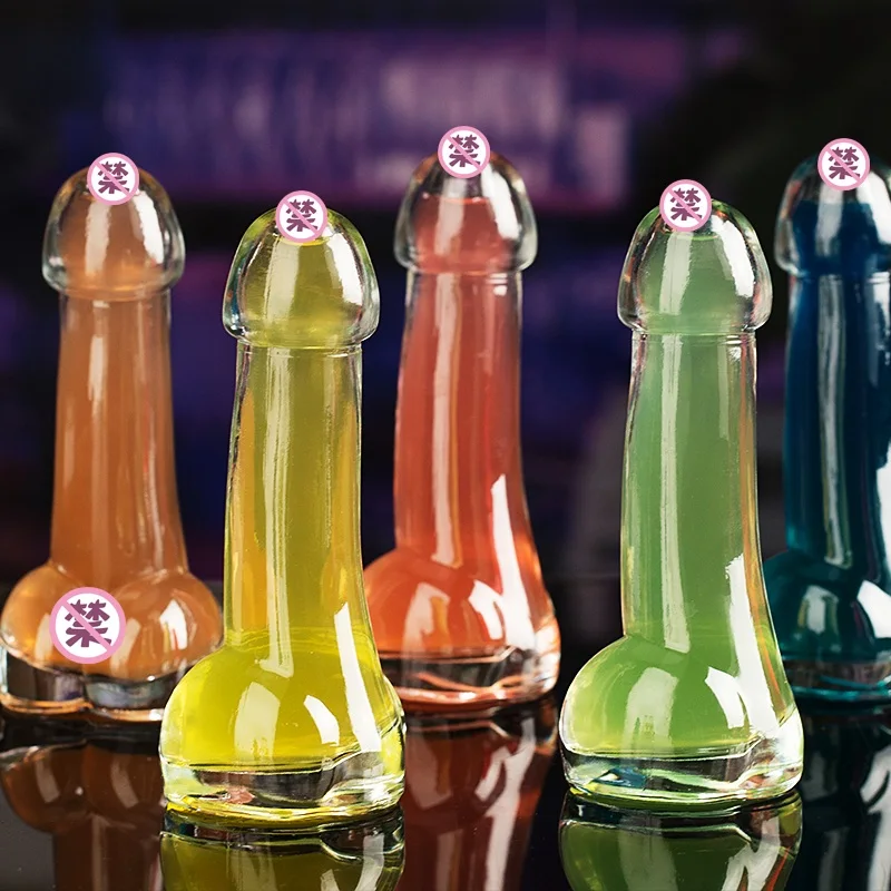 NEWYEARNEW 1piece Glass Spoof Cup Creative Funny Cocktail Glass