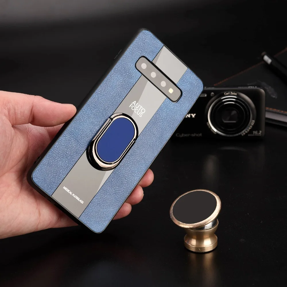 Case For Samsung Note9 S10e S10 Plus Cover Cool PU leather Litchi Skin Magnetic  (18)