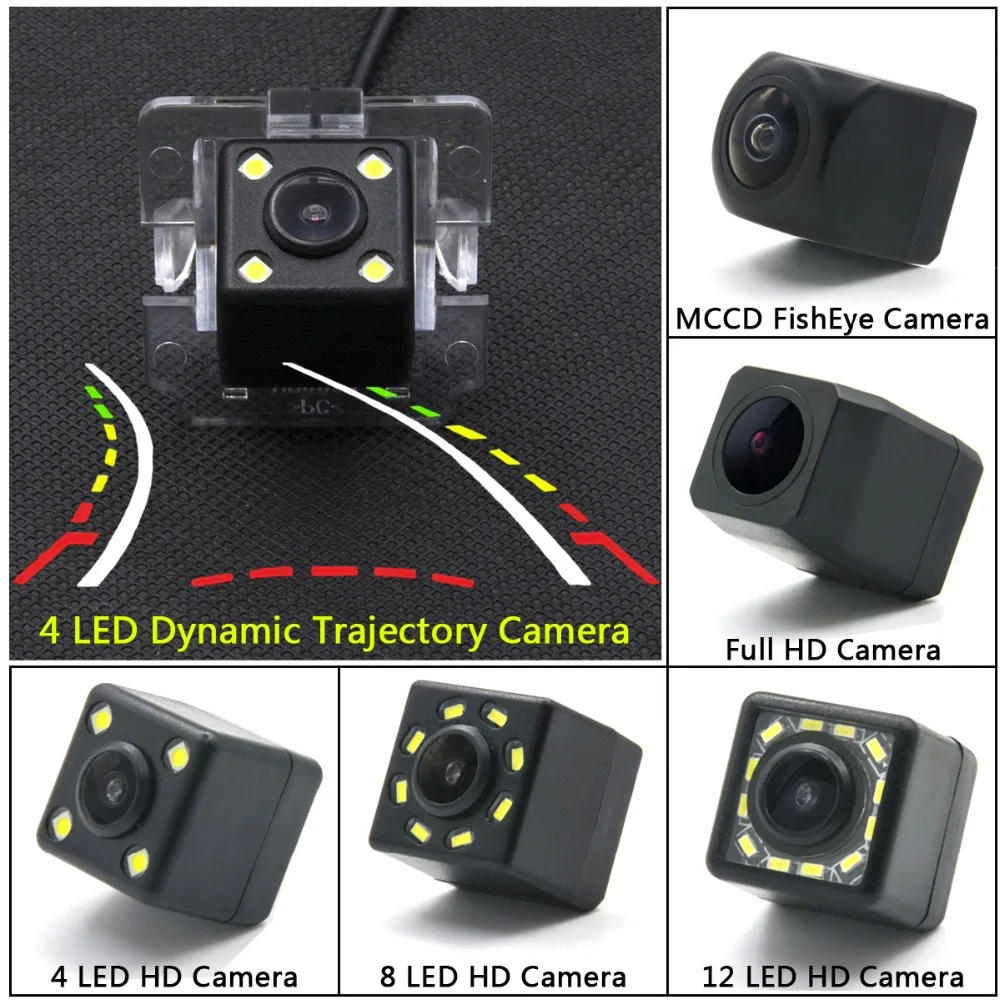 

HD Dynamic Trajectory Tracks Rear View Reverse Camera for Mitsubishi Outlander 2003 2004 2005 2006 2007 2008 2009 2012 Monitor