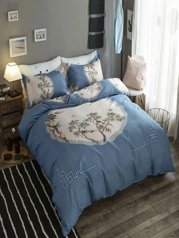 

Flower bird printing Bedding Sets bed set Bed Linen Duvet Cover Bed Sheet Pillowcase/bed Set