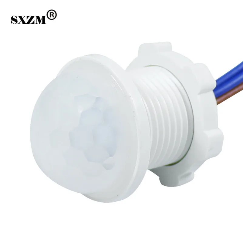 sxzm 2pcs lot 25mm pir infrared motion sensor switch led indoor motion sensor light switch