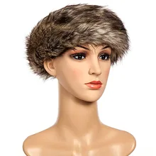 Мода Дамы Мужчины Искусственного Меха Hat Зимние Earwarmer Лыжный Русские Женщины Cap
