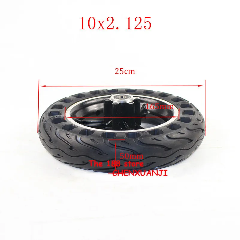 Free Shipping High Performance 10x2.125 10" Solid Honeycomb Wheel with Good Quality for Smart Electric Balancing Scooter Fold