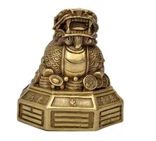 China bronze artesanato kirin estátua 9 cm
