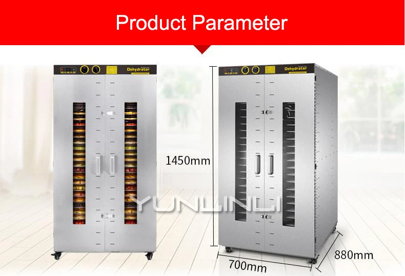 Промышленная сушильная машина для пищевых продуктов из нержавеющей стали, устройство для сушки фруктов/овощей/домашних животных/морских пищевых продуктов ST-00