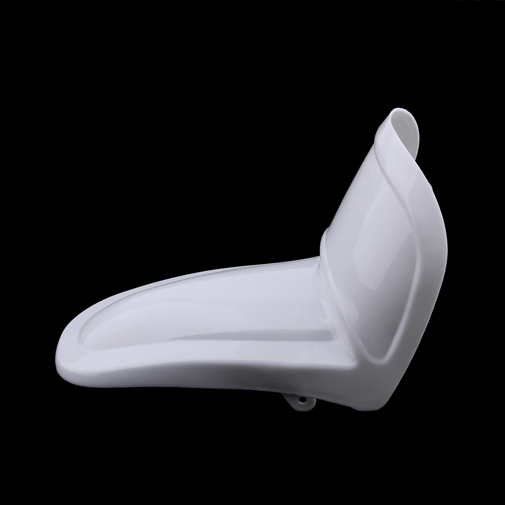 White - Plastic Motorcycle Front Fender Mudguard Shield Mud Guard Front Wheel Splash Guard for Yamaha PW 50
