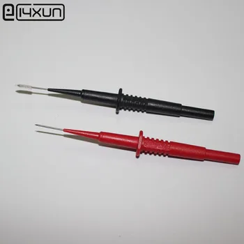 

2 pairs 2mm Test Probe Adaptor with 4mm socket for car test, stainless tip probe with 4mm standard socket