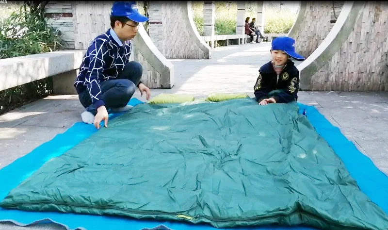 double sleeping bag -4
