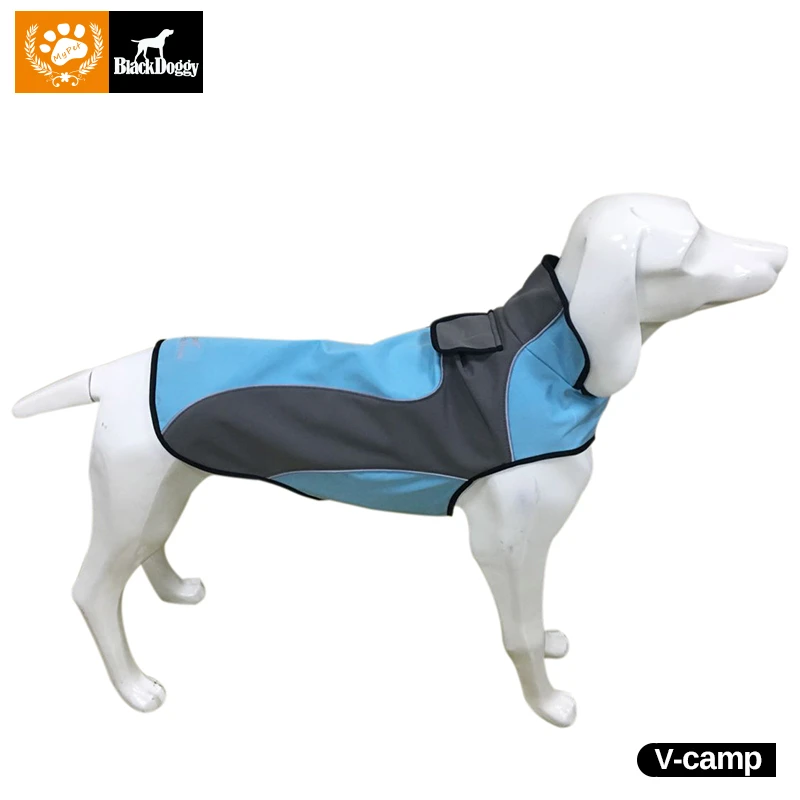 black doggy outdoor jacket