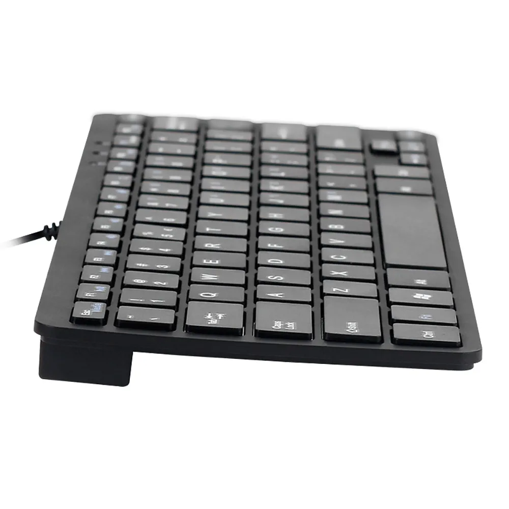 OMESHIN ультра тонкий 78 ключ проводной USB мини ПК мини клавиатура Windows клавиатура беспроводная клавиатура для ПК Apple Mac ноутбук 118A