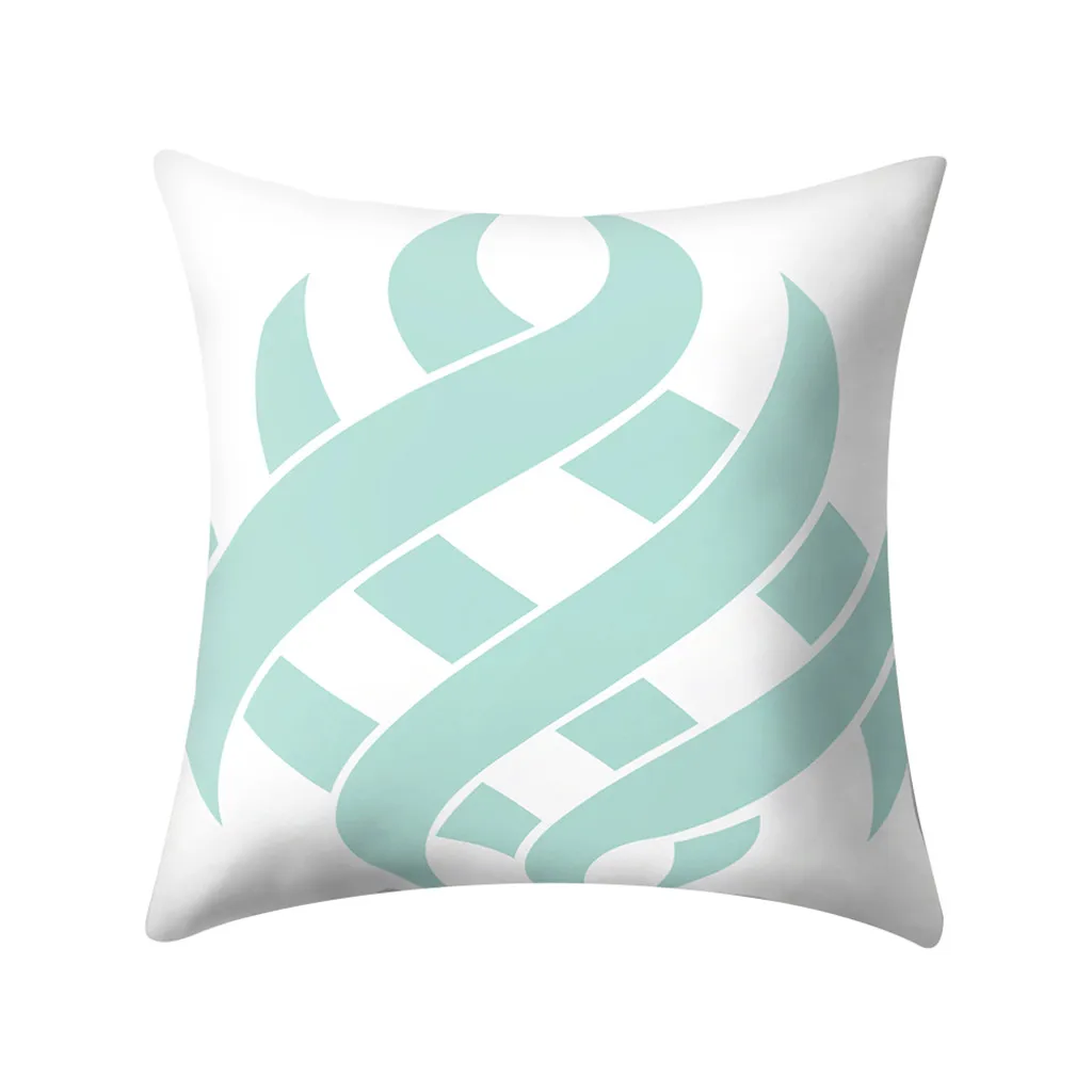 

Gajjar New Nordic style pattern pillow cases bedroom pillow cases silk pillow case travel pillow cover 45*45cm dropshipping 417