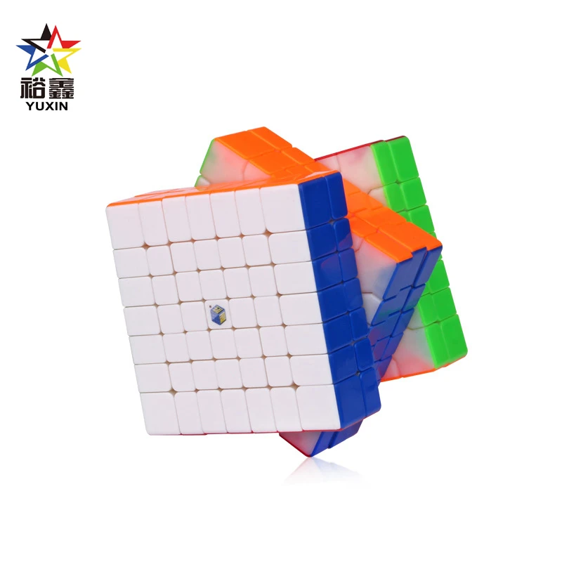 YUXIN Huanglong Профессиональный 7*7*7 наклейка магический куб скоростной пазл 7x7