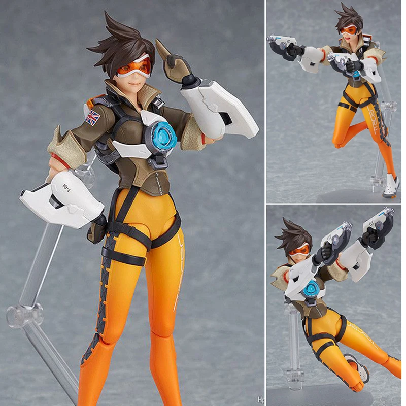 15 см игра Ow On Watch Character Tracer Figma 352 фигурка Коллекционная для детей игрушки подарки Brinquedos