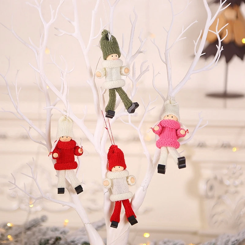 Милые новогодние куклы Ангел Кулон на дерево Рождественское украшение Рождественские украшения для дома Рождество Декор Navidad Noel